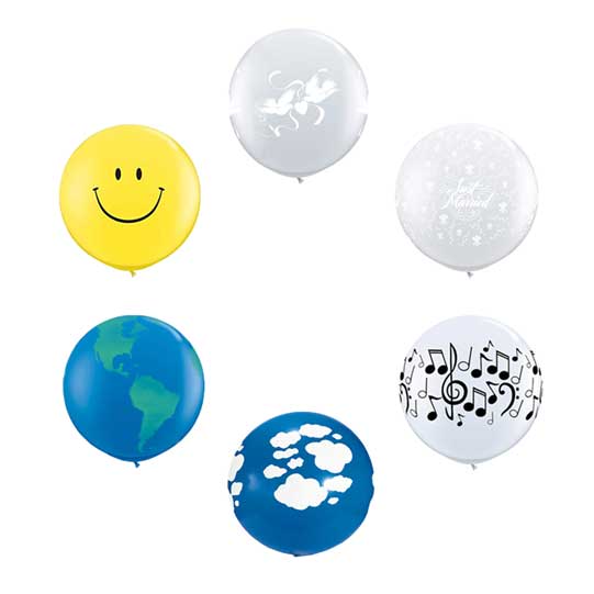 Riesenballons mit Motiv